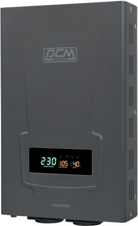 Стабилизатор напряжения POWERCOM WM-2000VA графитовый