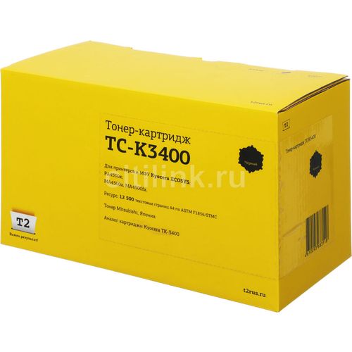 Картридж T2 TC-K3400, TK-3400, черный