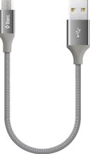 Изображение товара Кабель TTEC 2DK25UG micro USB USB 0.3м в оплетке серый