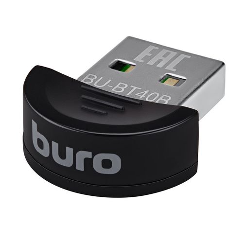 Bluetooth адаптер Buro BU-BT40B BT 4.0+EDR class 1.5, USB, 20м, черный