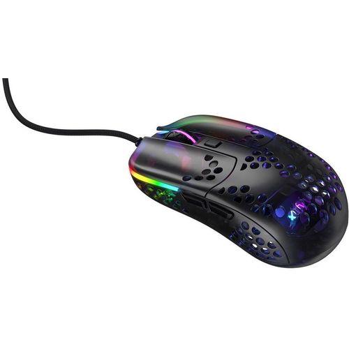 Мышь проводная XTRFY MZ1, игровая, оптическая, USB, 16000dpi, черный [mz1-rgb-black-tp]