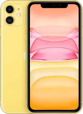 Смартфон Apple iPhone 11 128Gb,  MWM42RU/A,  желтый