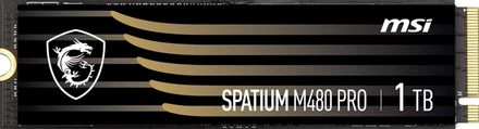 1ТБ SSD накопитель MSI Spatium M480 Pro M.2 2280, PCIe 4.0 x4, NVMe,  M.2 [s78-440l1g0-p83]