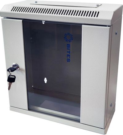 Шкаф коммутационный 5BITES TC3104-06G TC3104-06G настенный, стекло/металл передняя дверь, 6U, 312x350x150 мм