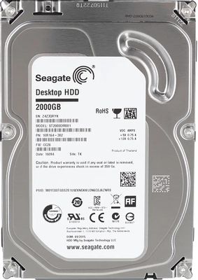 Жесткий диск Seagate Desktop ST2000DM001,  2ТБ,  HDD,  SATA III,  3.5"