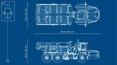 Volvo hauler lego outlet