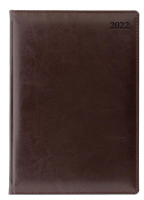 Ежедневник Letts GLOBAL DELUXE IBIZA, A5, кремовые страницы, бургунди ...