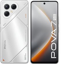 Изображение товара Смартфон TECNO Pova 7 5G 8/256Gb NFC IPS 144Гц аккумулятор 6000мАч серебристый Изображение товара Смартфон TECNO Pova 7 5G 8/256Gb NFC IPS 144Гц аккумулятор 6000мАч серебристый