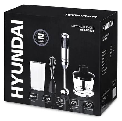 Блендер Hyundai HYB-H5231, погружной, черный – купить в Ситилинк | 1358434
