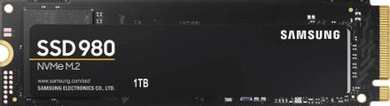 1ТБ SSD накопитель Samsung 980 MZ-V8V1T0BW M.2 2280, PCIe 3.0 x4, NVMe, M.2