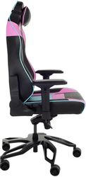 Кресло игровое ZONE 51 Cyberpunk, экокожа, до 150кг, розовый