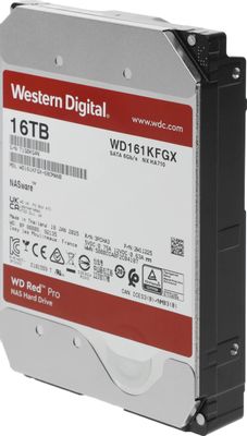 Жесткий диск WD Red Pro WD161KFGX, 16ТБ, HDD, SATA III, 3.5