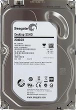 Жесткий диск Seagate Desktop SSHD ST2000DX001, 2ТБ, гибридный HDD/SSD ...