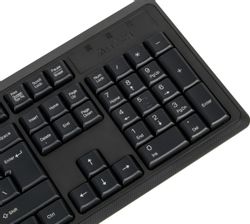 Комплект (клавиатура+мышь) A4TECH V-Track 4200N, черный