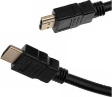 Изображение товара Кабель аудио-видео Cactus CS-HDMI.1.4-1,  HDMI (m) -  HDMI (m),  ver 1.4,  1м, GOLD,  черный