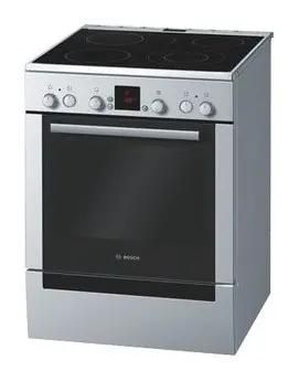 Электрическая плита Bosch HCE744250R, стеклокерамика, серебристый ...