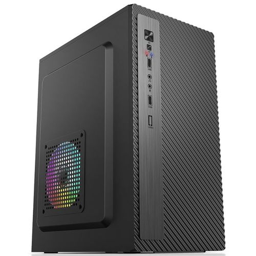 Корпус mATX Accord ACC-2053B, Mini-Tower, без БП, черный