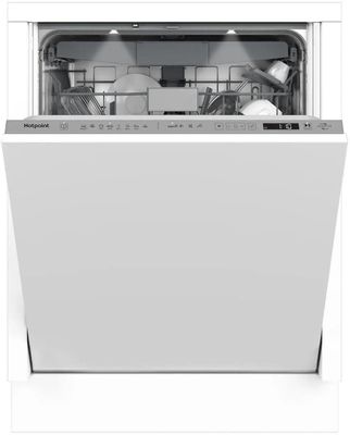 Встраиваемая посудомоечная машина HOTPOINT HI 5D83 DWT,  полноразмерная, ширина 59.8см, полновстраиваемая, загрузка 15 комплектов