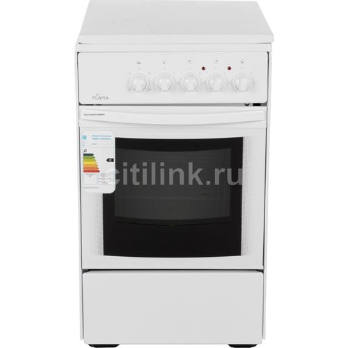 Электрическая плита Flama AE 1401 W, эмаль, белый