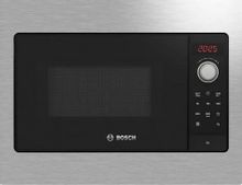 Микроволновая печь Bosch BFL623MS3, встраиваемая, 20л, 800Вт, черный ...