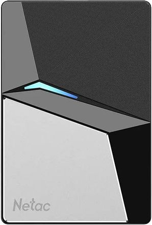 480ГБ Внешний диск SSD NETAC Z7S NT01Z7S-480G-32BK, USB-C, запись - 480МБ/с, чтение - 550МБ/с, черный