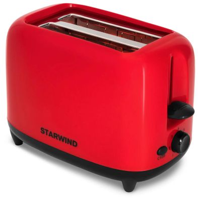 Тостер StarWind ST7003,  красный/черный
