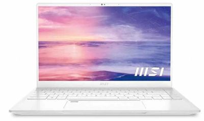 Ноутбук игровой MSI Prestige 14 A11SCX-438RU 9S7-14C411-438, 14", Intel Core i7 1185G7 3.0ГГц, 4-ядерный, 16ГБ LPDDR4, 1ТБ SSD,  NVIDIA GeForce  GTX 1650 - 4 ГБ, Windows 10 Home, белый