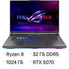 Изображение товара Игровой ноутбук ASUS ROG Strix G16 G614PP-S5063 16 4K HDR 16 ГБ RAM SSD