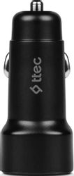 Изображение товара Автомобильное зарядное устройство TTEC 2CKS30TS, USB-A, 8-pin Lightning, microUSB, USB-C, 12Вт, 2.4A, черный Изображение товара Автомобильное зарядное устройство TTEC 2CKS30TS, USB-A, 8-pin Lightning, microUSB, USB-C, 12Вт, 2.4A, черный