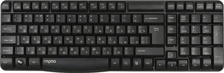 Клавиатура Rapoo E1050,  USB, Радиоканал, черный [11514]