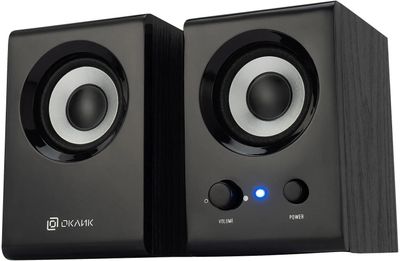 Колонки Oklick OK-160, 2.0, черный [417559] – купить в Ситилинк | 417559