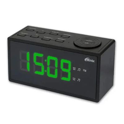Радиобудильник Ritmix RRC-1212, черный – купить в Ситилинк | 1125423