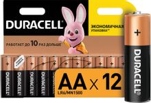 Изображение товара Батарейки Duracell Basic LR6-12BL MN1500, 12 шт щелочные AA по 1.5 В