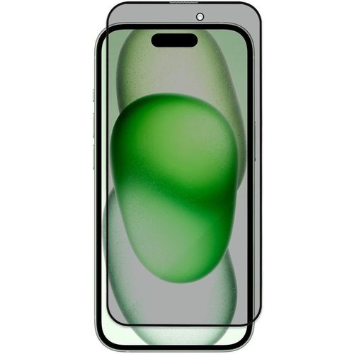 Защитное стекло для экрана ZIBELINO для Apple iPhone 15/16 антиблик, 3D, 1 шт, черный [ztg-3d-pr-apl-15-blk]