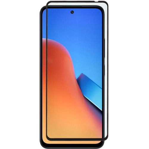 Защитное стекло для экрана ZIBELINO для Xiaomi Redmi 12 4G/5G/13 4G/Poco M6 4G/M6 Pro 5G антиблик, 5D, 1 шт, черный [ztg-5d-xmi-rdm12-blk]