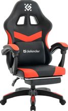 Изображение товара Игровое кресло Defender Runa pro на колесиках черный красный