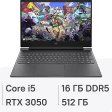 Изображение товара Игровой ноутбук HP Victus 16-r1073ci с Intel Core i5 и NVIDIA RTX 3050