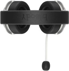 Гарнитура игровая A4TECH Bloody MR590 Sports, Bluetooth/радио/3,5 мм, белый / черный