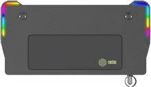 Стол игровой Cactus CS-GTZ-BK-RGB, ДСП, черный