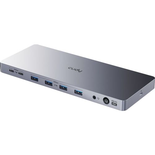 Хаб (разветвитель) CUDY CS700, серебристый