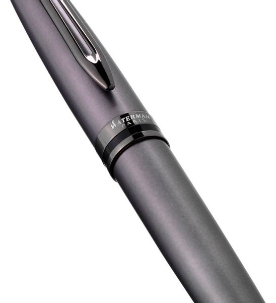 Ручка шариков. Waterman Expert DeLuxe (CW2119256) Metallic Silver RT M чернила син. подар.кор.
