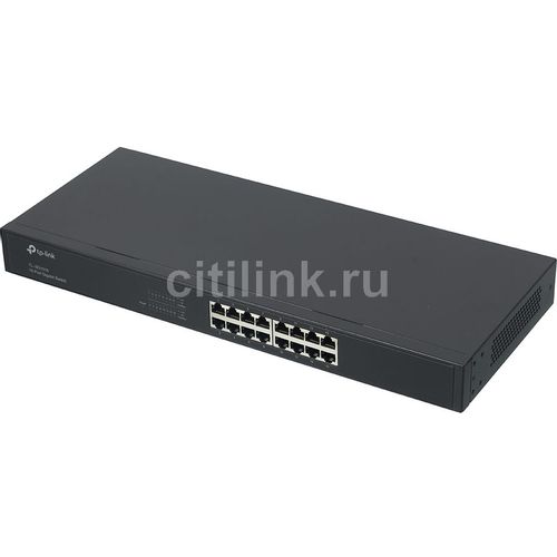 Коммутатор TP-LINK TL-SG1016, неуправляемый, 16 RJ-45