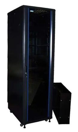 Шкаф коммутационный LanMaster Business TWT-CBB-27U-6X8-G1 напольный, стеклянная передняя дверь, 27U, 600x800 мм