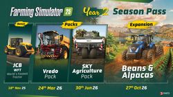Дополнение к игре GIANTS SOFTWARE Farming Simulator 25 - Year 2 Season Pass, для ПК, регион: Россия,СНГ