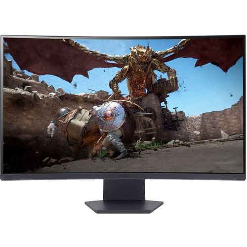31.5″ Монитор LG UltraGear 32GS60QC-B, 2560×1440, VA, 180Гц, 2хHDMI, 1хDP, изогнутый, черный [32gs60qc-b.aruz]