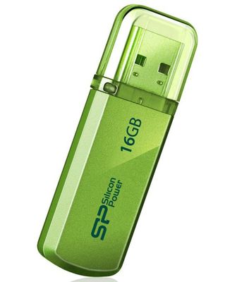 Флешка USB Silicon Power Helios 101 16ГБ, USB2.0, зеленый ...