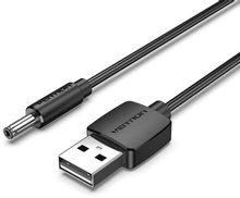 Изображение товара Кабель питания VENTION CEXBF USB A(M) - DC-Jack 3.5 1м черный