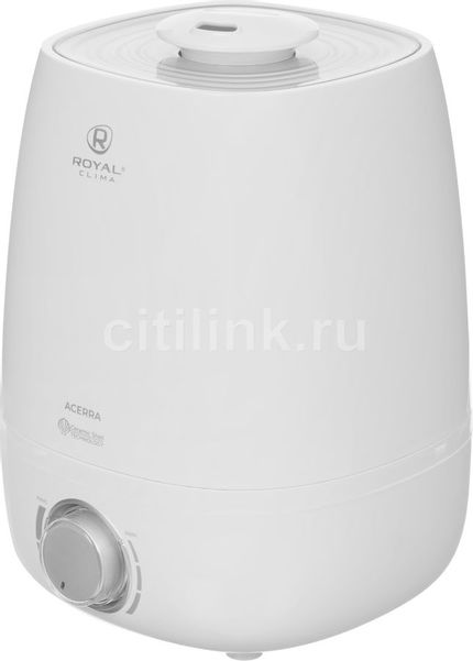 Увлажнитель воздуха ультразвуковой Royal Clima RUH-AC300/4.0M-WT, 4л, белый/серый