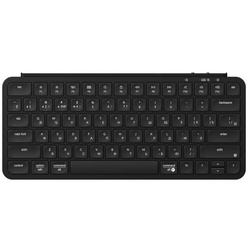 Клавиатура KEYCHRON B1 Pro, беспроводная, USB, Bluetooth/Радиоканал, ножничная, черный [b1p-k9]