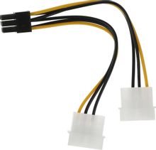 Изображение товара Кабель питания NingBo RTL-C32,  PCI-E 6pin -  Molex 89802 x
